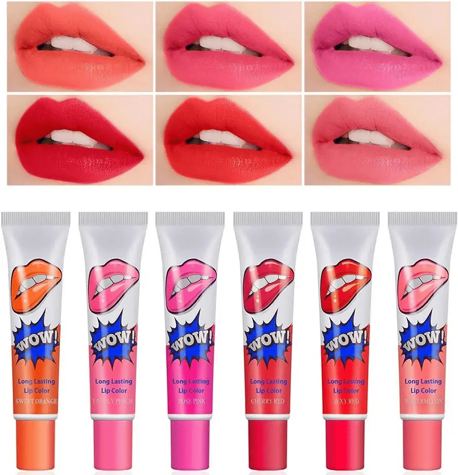 Venus Traders Multi Glossy Long Lasting Stain Lipstick ( Pack of 6 ) Venus Traders Multi Glossy Long Lasting Stain Lipstick ( Pack of 6 )