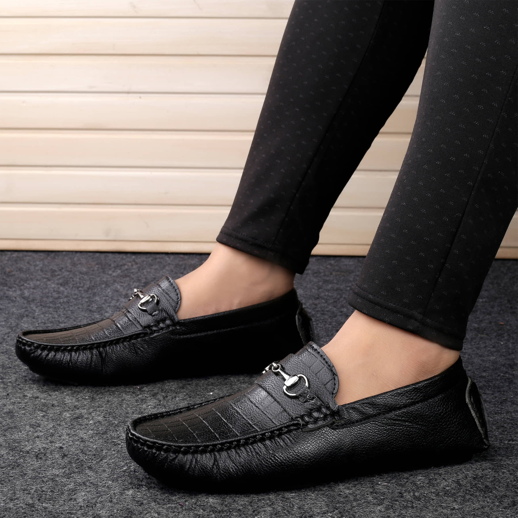 YUVRATO BAXI Black Men's Snaffle - Formal Shoes | Buy online on ZillyBuy