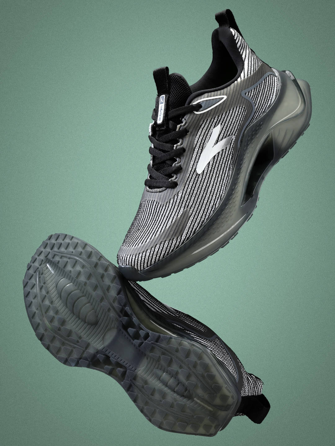 Action Black Men's Sports Running Shoes Action Black Men's Sports Running Shoes