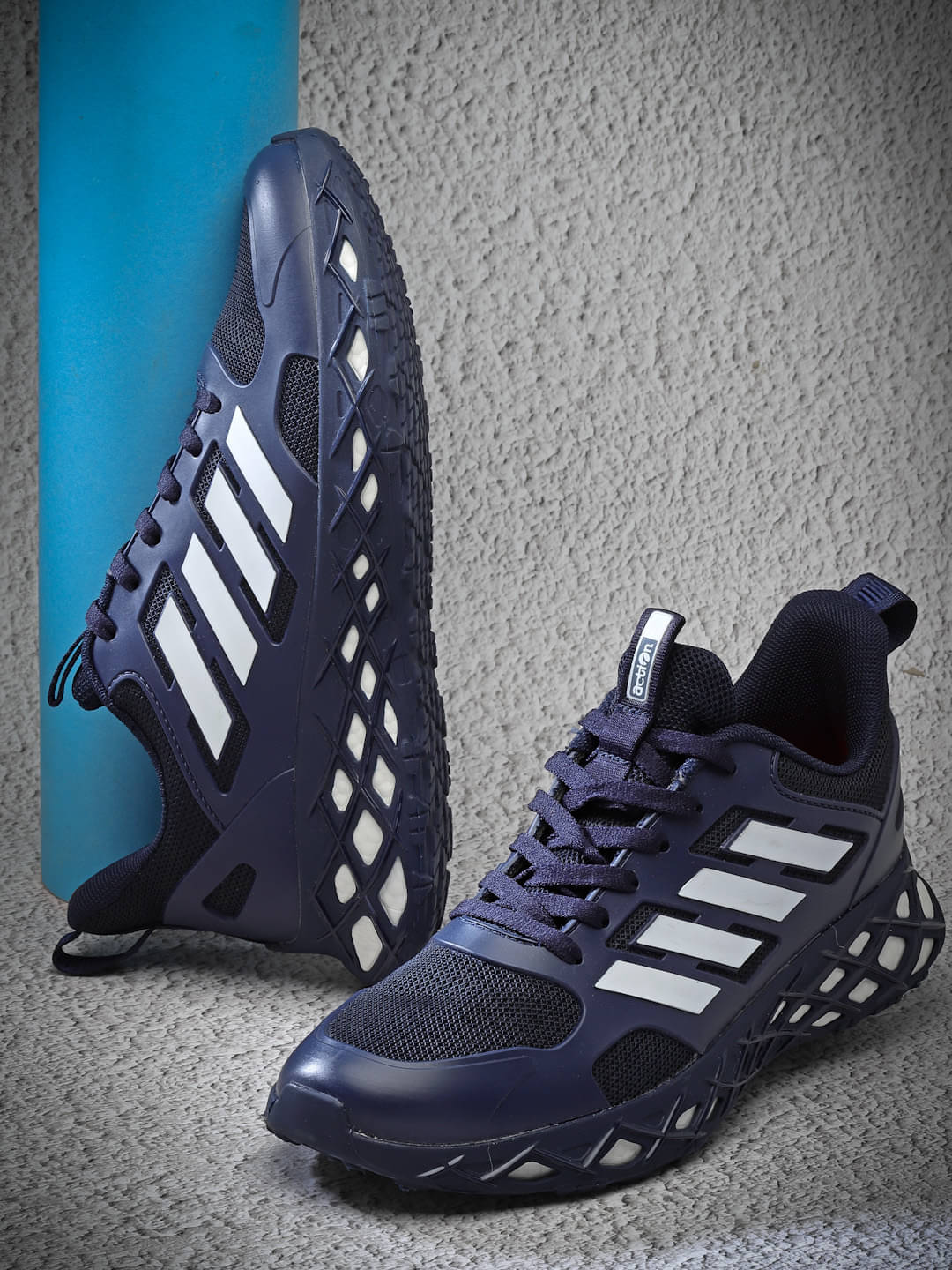 Action Navy Men's Sports Running Shoes     			Action Navy Men's Sports Running Shoes