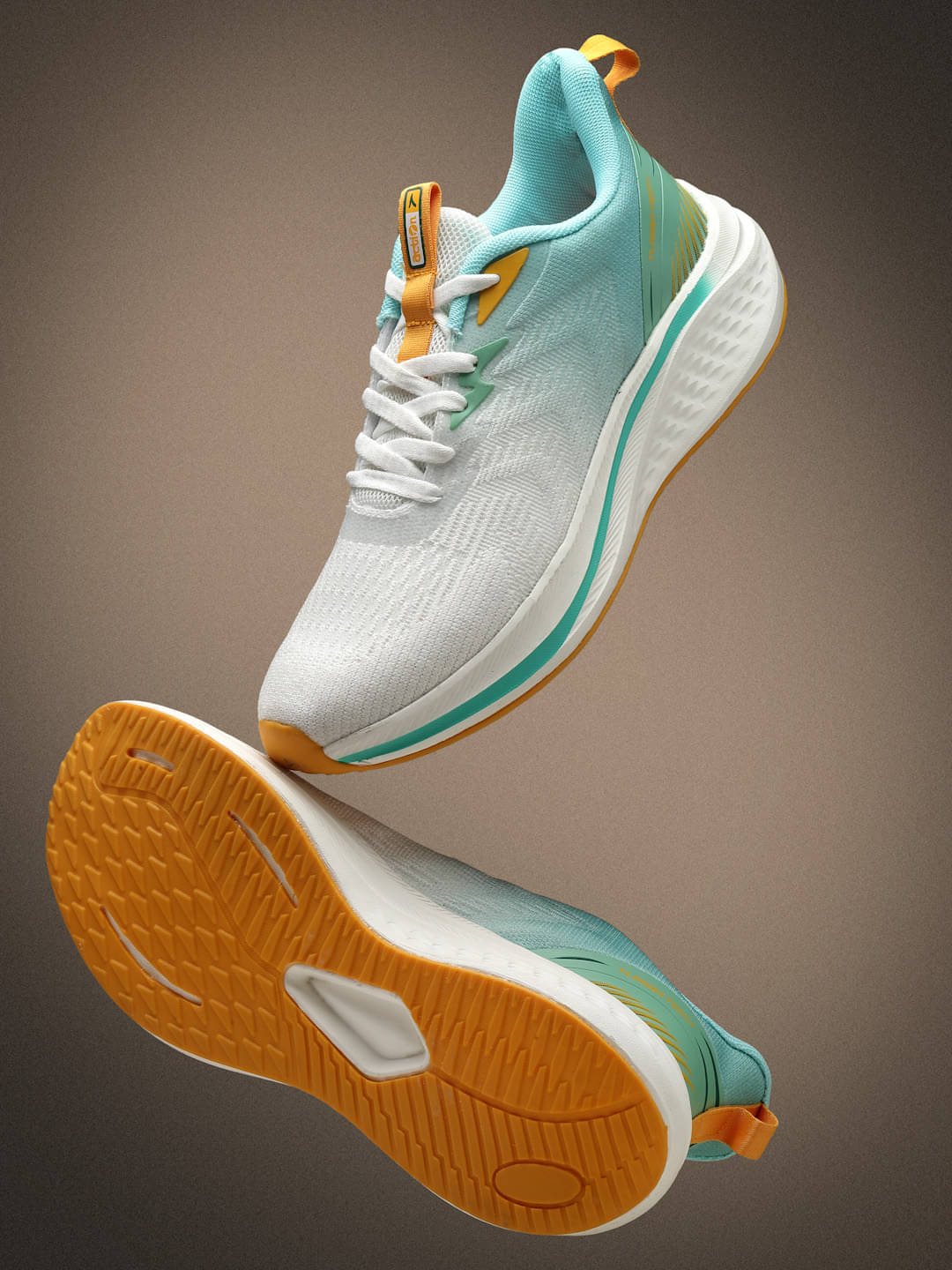     			Action Off White Men's Sports Running Shoes