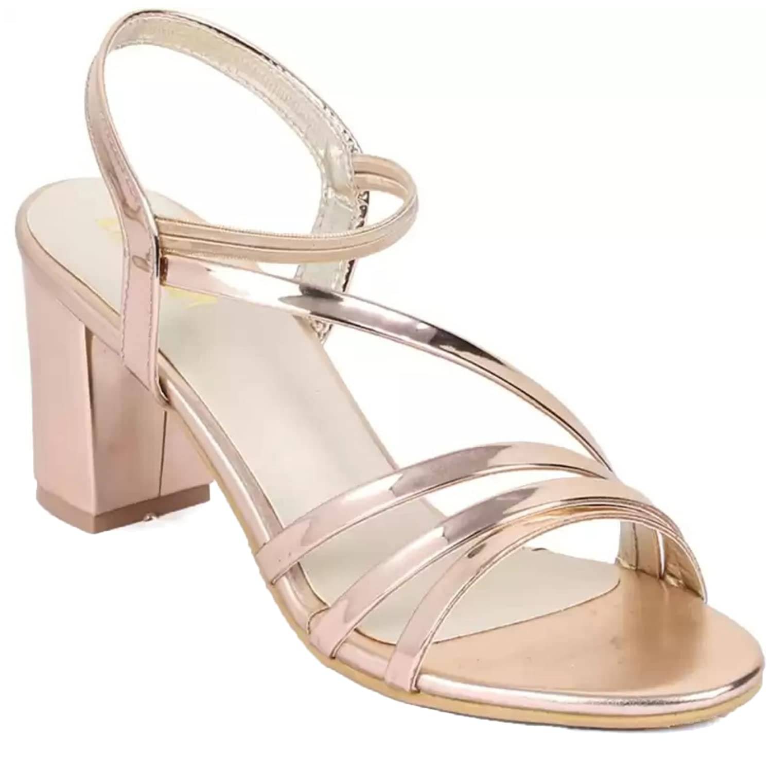     			Funku Fashion Peach Women's Sandal Heels