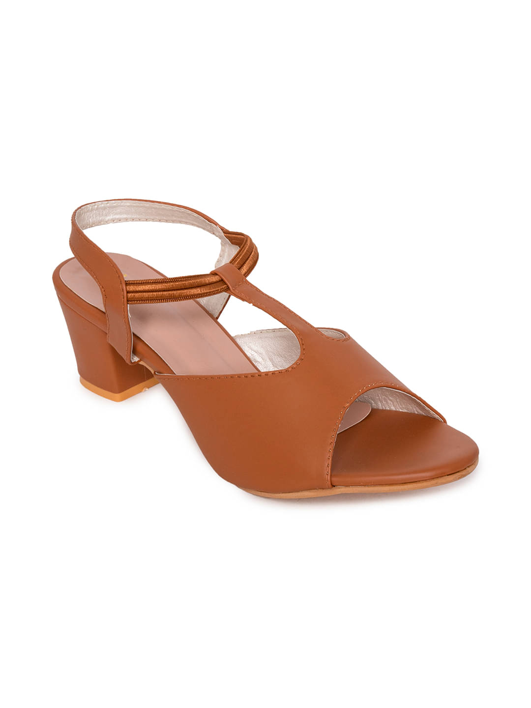     			Funku Fashion Tan Women's Sandal Heels