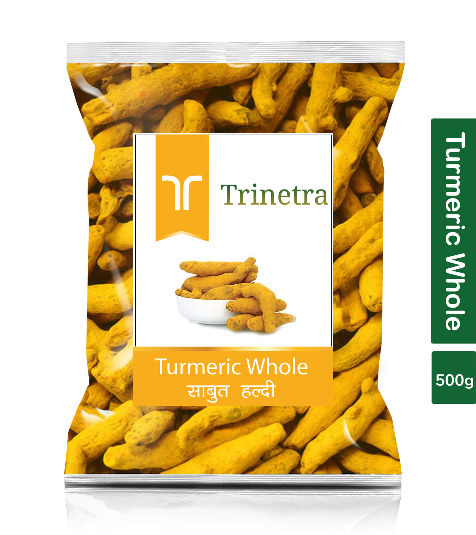 Trinetra Turmeric Whole 500 gm Trinetra Turmeric Whole 500 gm