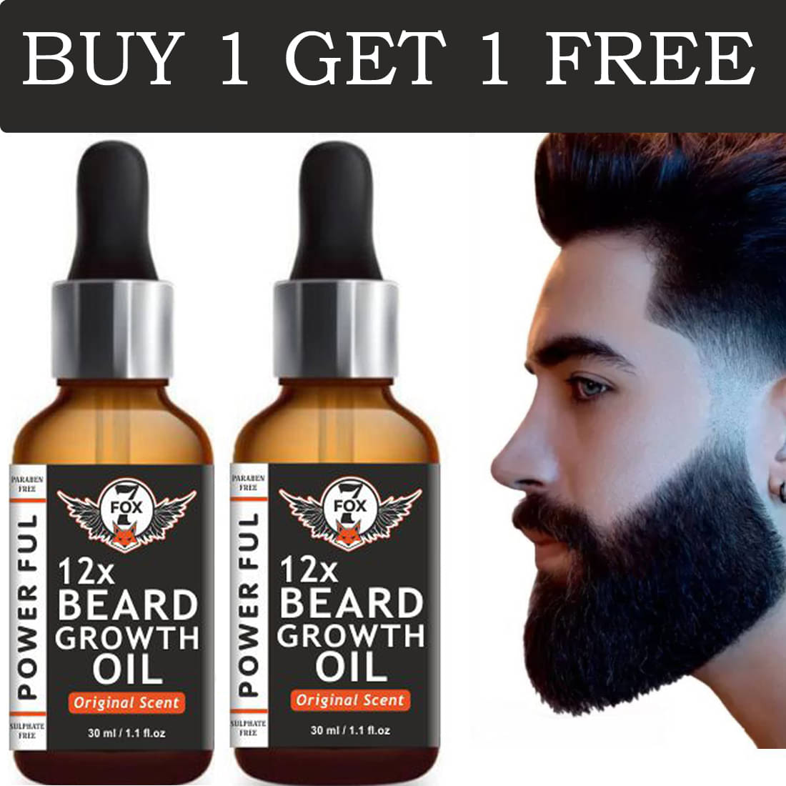 7 FOX Jojoba Oil Growth And Softness Beard Oil 60 ml 7 FOX Jojoba Oil Growth And Softness Beard Oil 60 ml