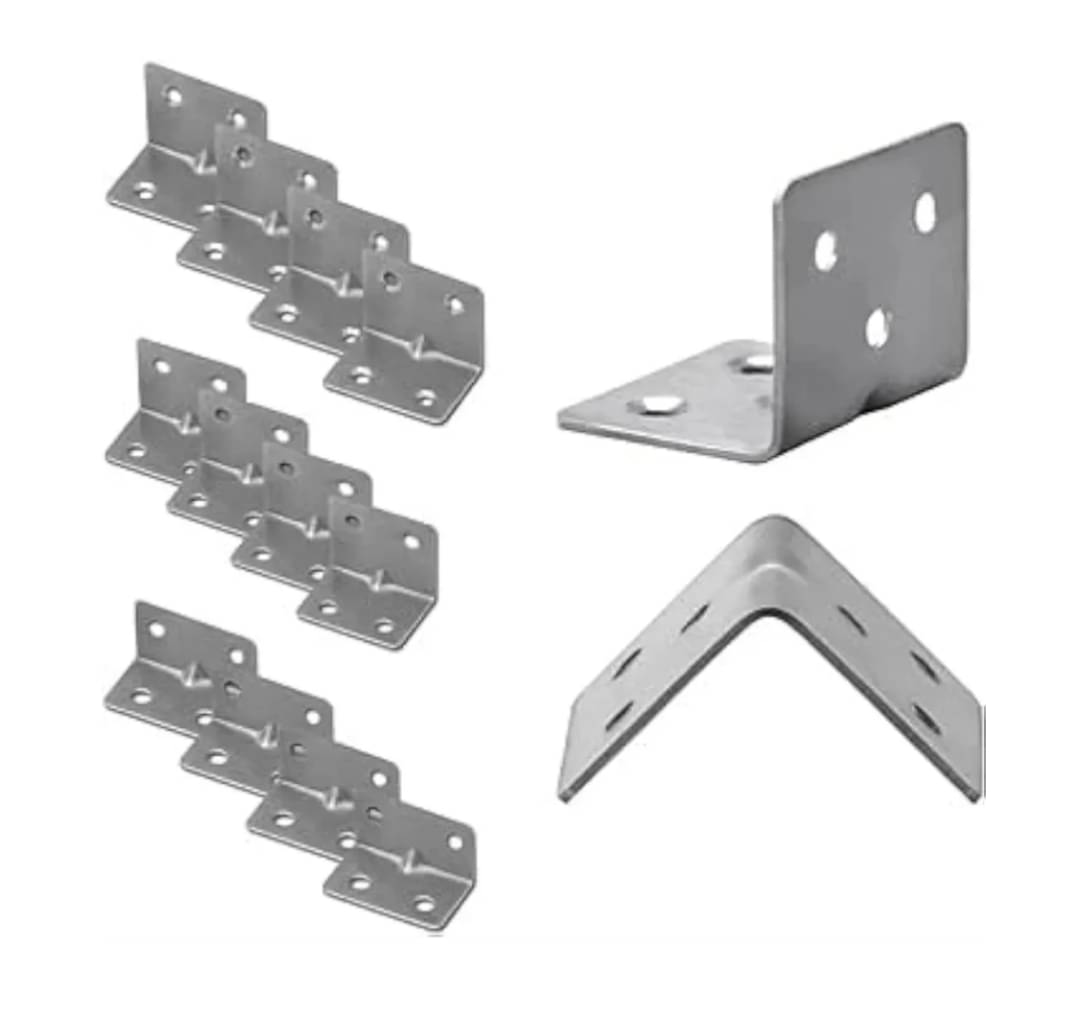 ADISON Right Angle Connector Joinnery Fittings Pack of 50 Pcs Heavy Duty (2.5 x 3.5)cm with Free Screws Best Shelf Support Brackets ADISON Right Angle Connector Joinnery Fittings Pack of 50 Pcs Heavy Duty (2.5 x 3.5)cm with Free Screws Best Shelf Support Brackets