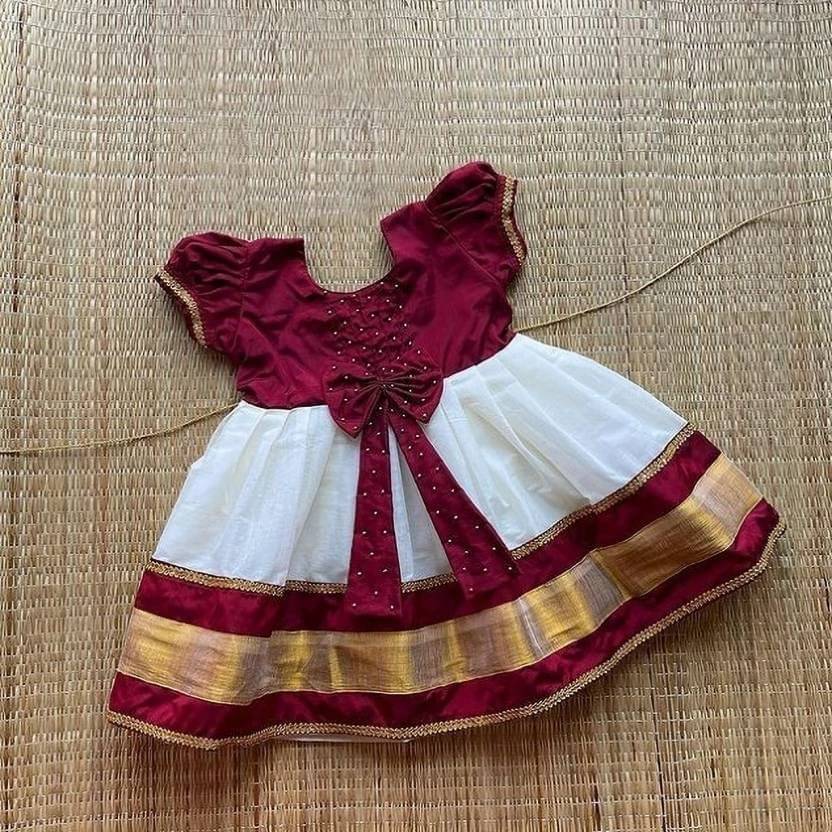     			AK SIRIN GARMENTS Cotton Blend Frock For Baby Girls ( Pack of 1 , Multicolor )