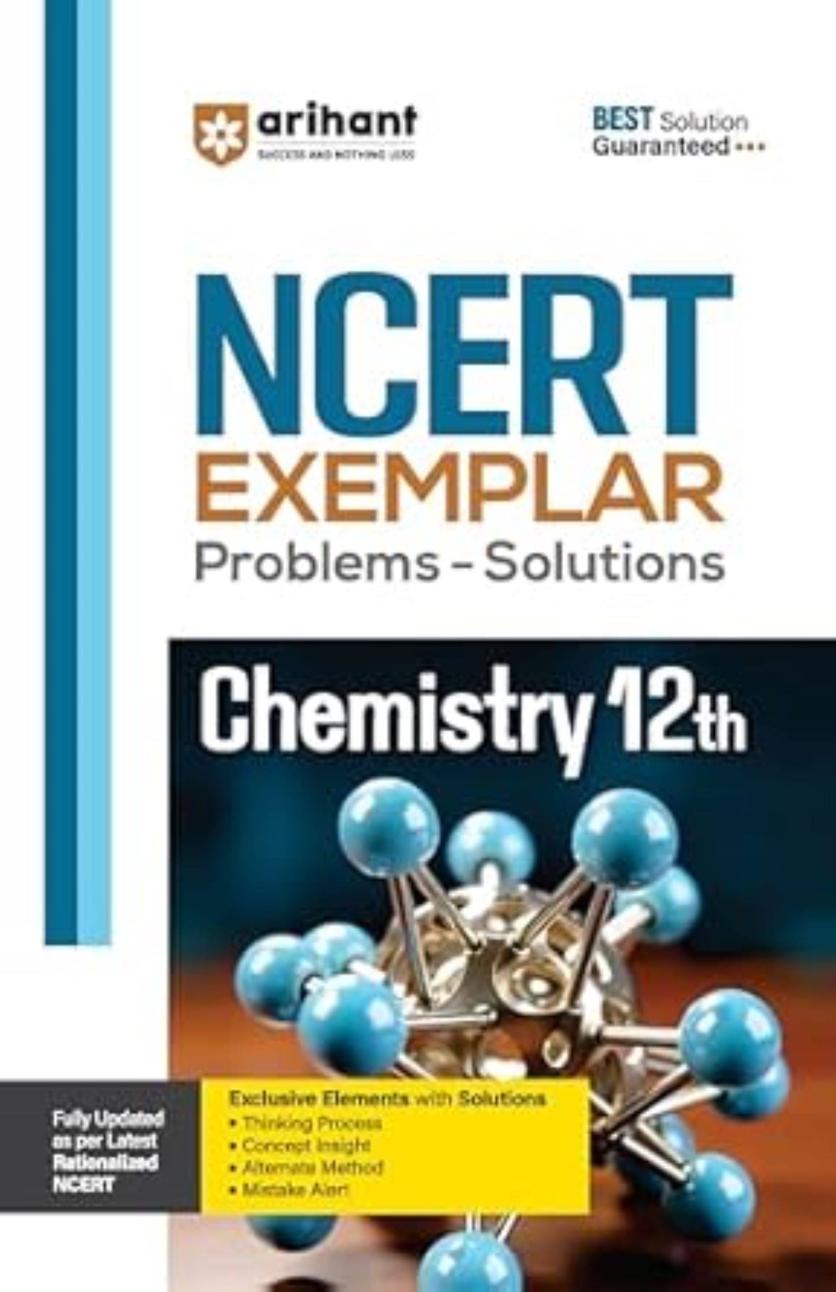     			ARIHANT NCERT Exemplar Problems Solutions Chemistry class 12th
