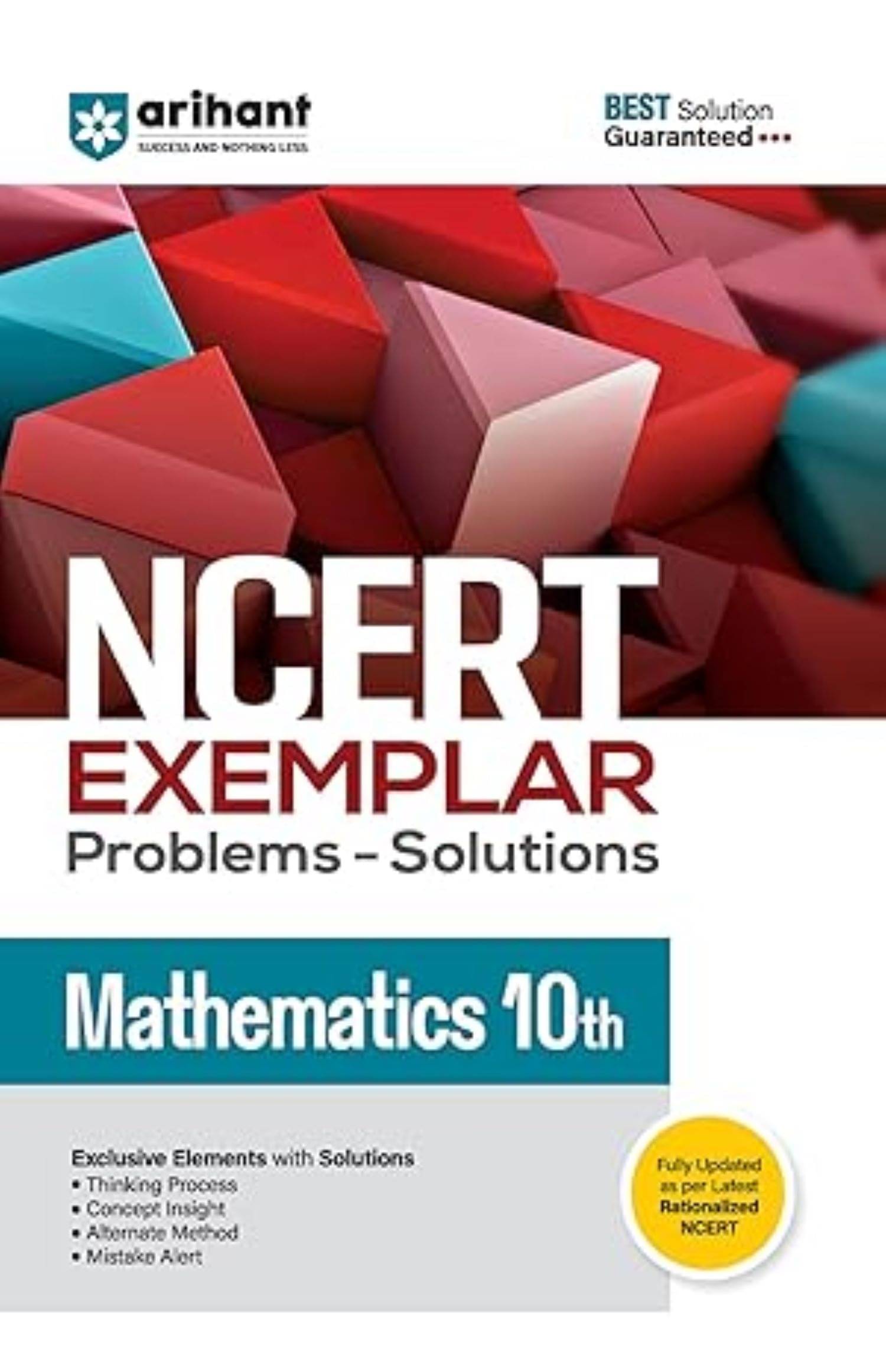     			Arihant 2025-26 EXAMS NCERT Exemplar Problems-Solutions for Mathematics 10th | Fully updated as per the latest rationalized NCERT