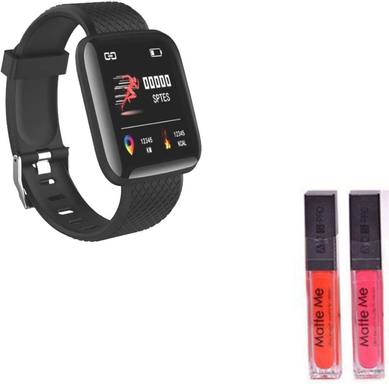 Avya LCD No Calling Fitness Band with Strap Upto 5 days Backup ( Black ) Avya LCD No Calling Fitness Band with Strap Upto 5 days Backup ( Black )