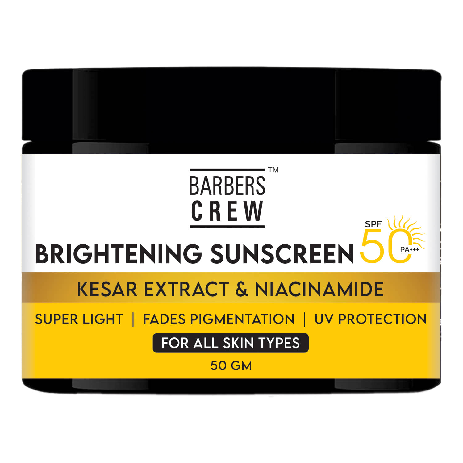 Barbers Crew SPF 50 Sunscreen Cream For All Skin Type ( Pack of 1 )