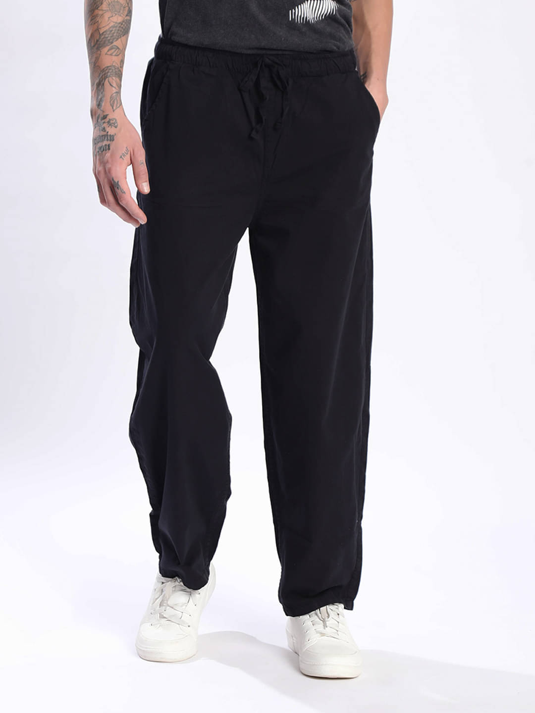     			Bene Kleed Regular Flat Men's Trouser - Black ( Pack of 1 )