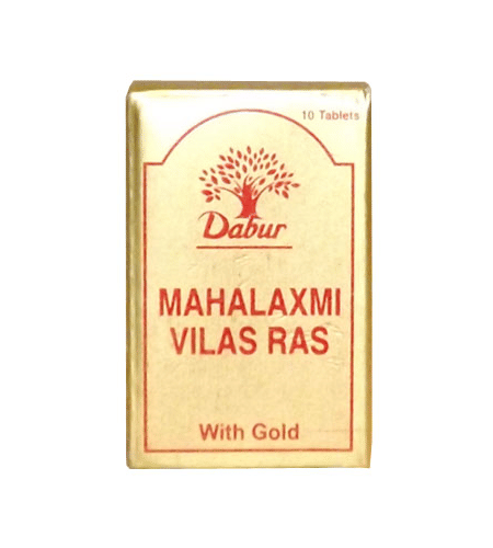     			DABUR MAHALAXMI VILAS RAS 10. TABS WITH GOLD