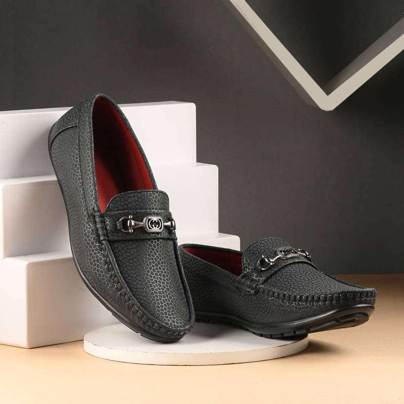     			Densu Navy Men's Slip on