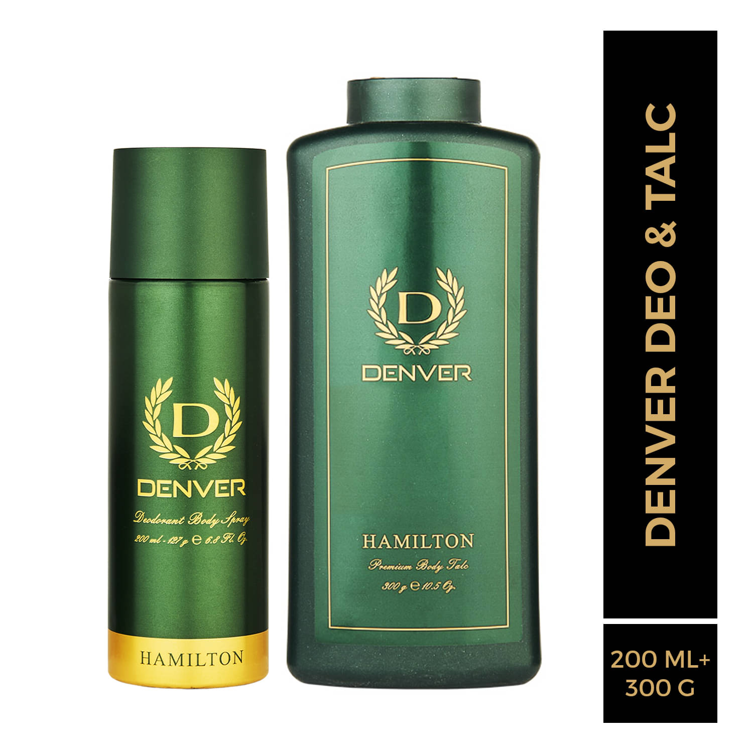     			Denver Hamilton Deo & Talc Deodorant Spray for Men 500 ml ( Pack of 2 )