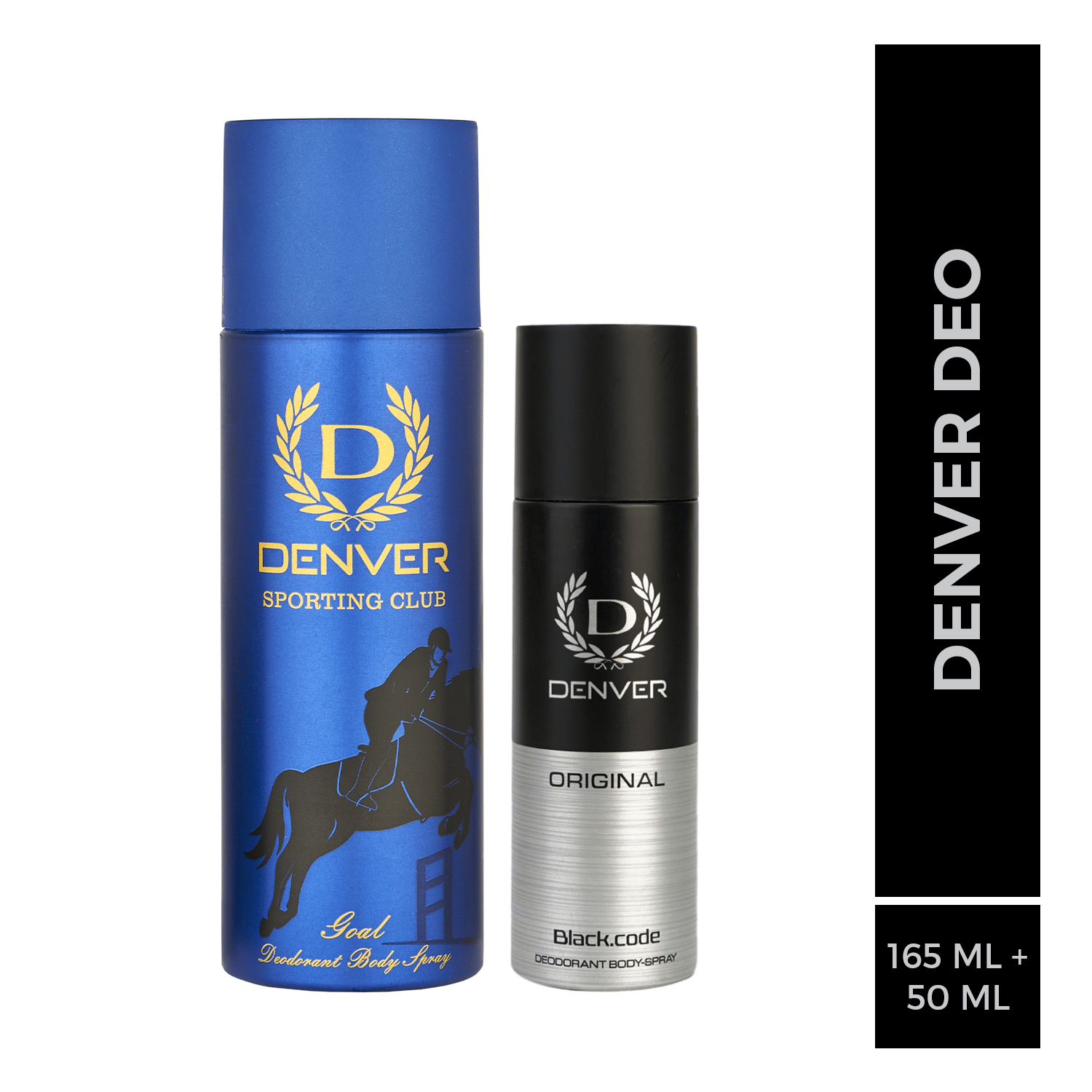     			Denver Sporting Club Goal & Black Code Deodorant Spray for Men 215 ml ( Pack of 2 )