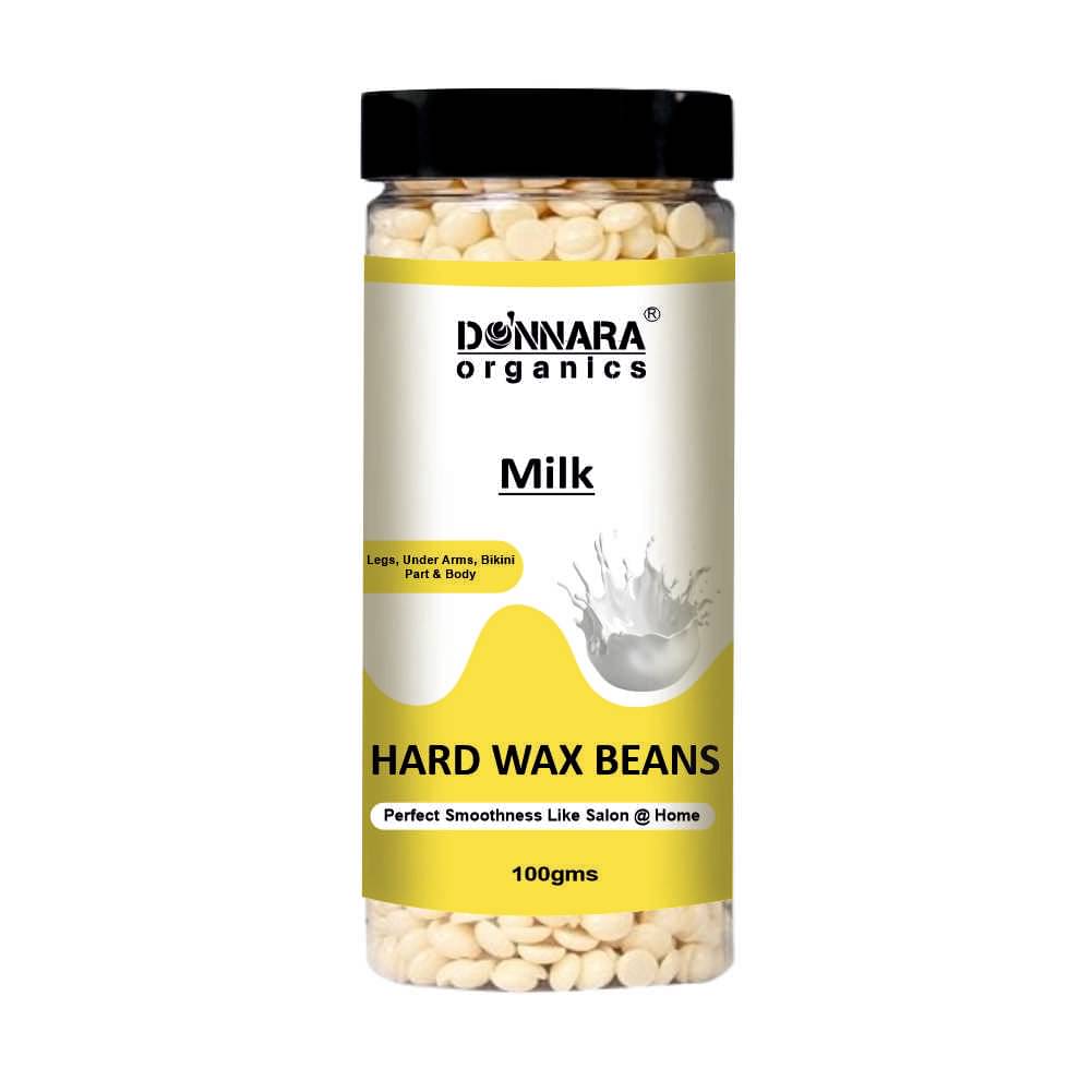 Donnara Organics Hard Wax Beans 100g Pack of 1 Waxing Kit 100 g     			Donnara Organics Hard Wax Beans 100g Pack of 1 Waxing Kit 100 g