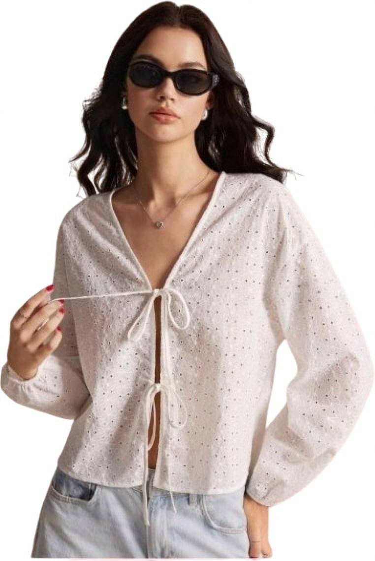 INNAYARA DIVIRTA Women's Cotton Regular Top ( White ) INNAYARA DIVIRTA Women's Cotton Regular Top ( White )