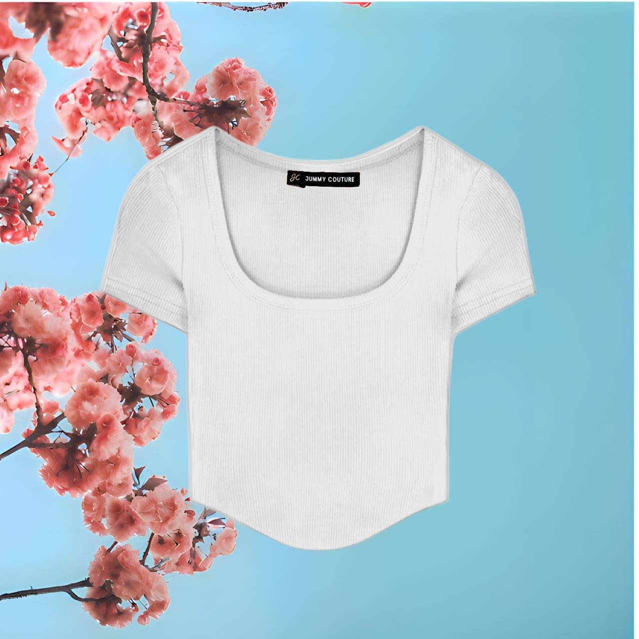 INNAYARA DIVIRTA Women's Lycra Regular Top ( White ) INNAYARA DIVIRTA Women's Lycra Regular Top ( White )