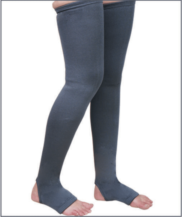     			KUDIZE Pack of 2 Unisex Cotton Blend Full length Stockings ( Gray )