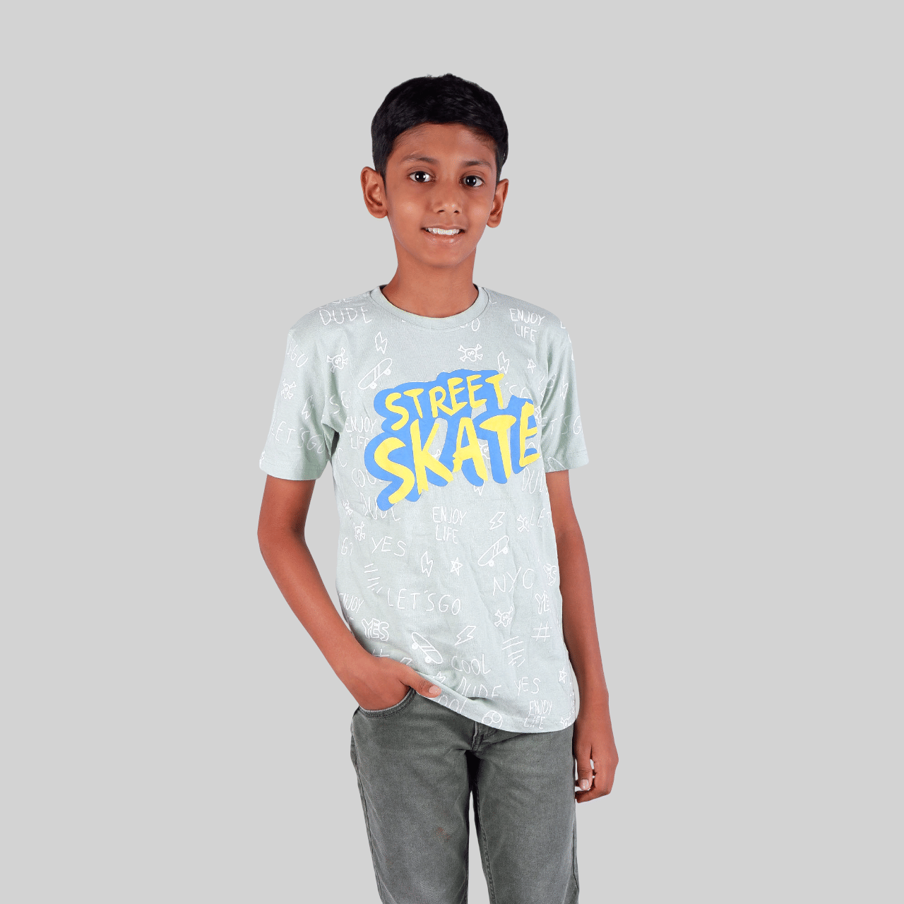     			Kidzee Kingdom Pack of 1 Boys Cotton Polo T-Shirt ( White )