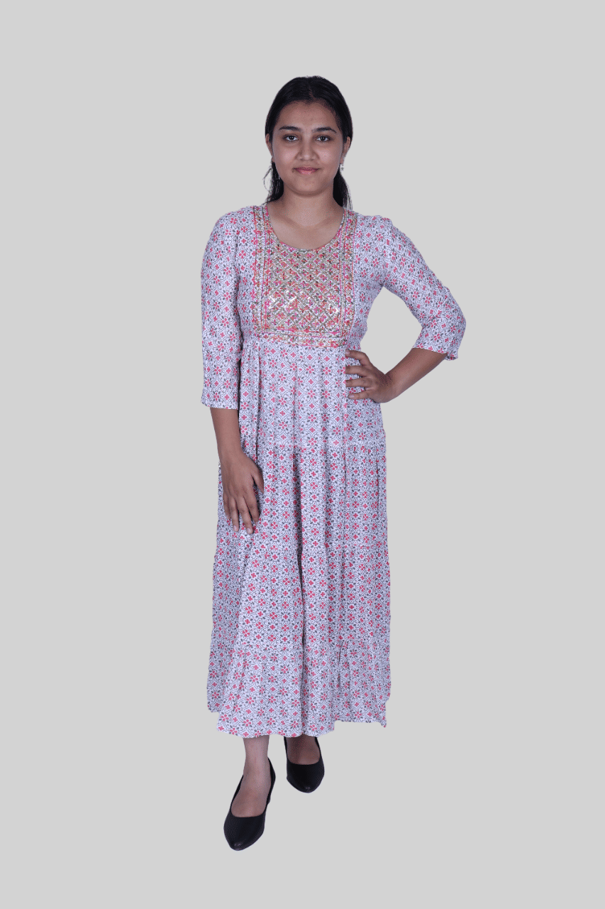 Kidzee Kingdom Women Cotton Solid A-line Dress ( Purple )     			Kidzee Kingdom Women Cotton Solid A-line Dress ( Purple )