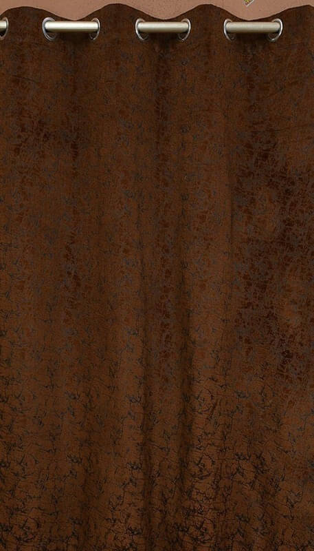 Kraftiq Homes Floral Printed Room Darkening Eyelet Curtain 10 ft ( Pack of 1 ) - Brown Kraftiq Homes Floral Printed Room Darkening Eyelet Curtain 10 ft ( Pack of 1 ) - Brown