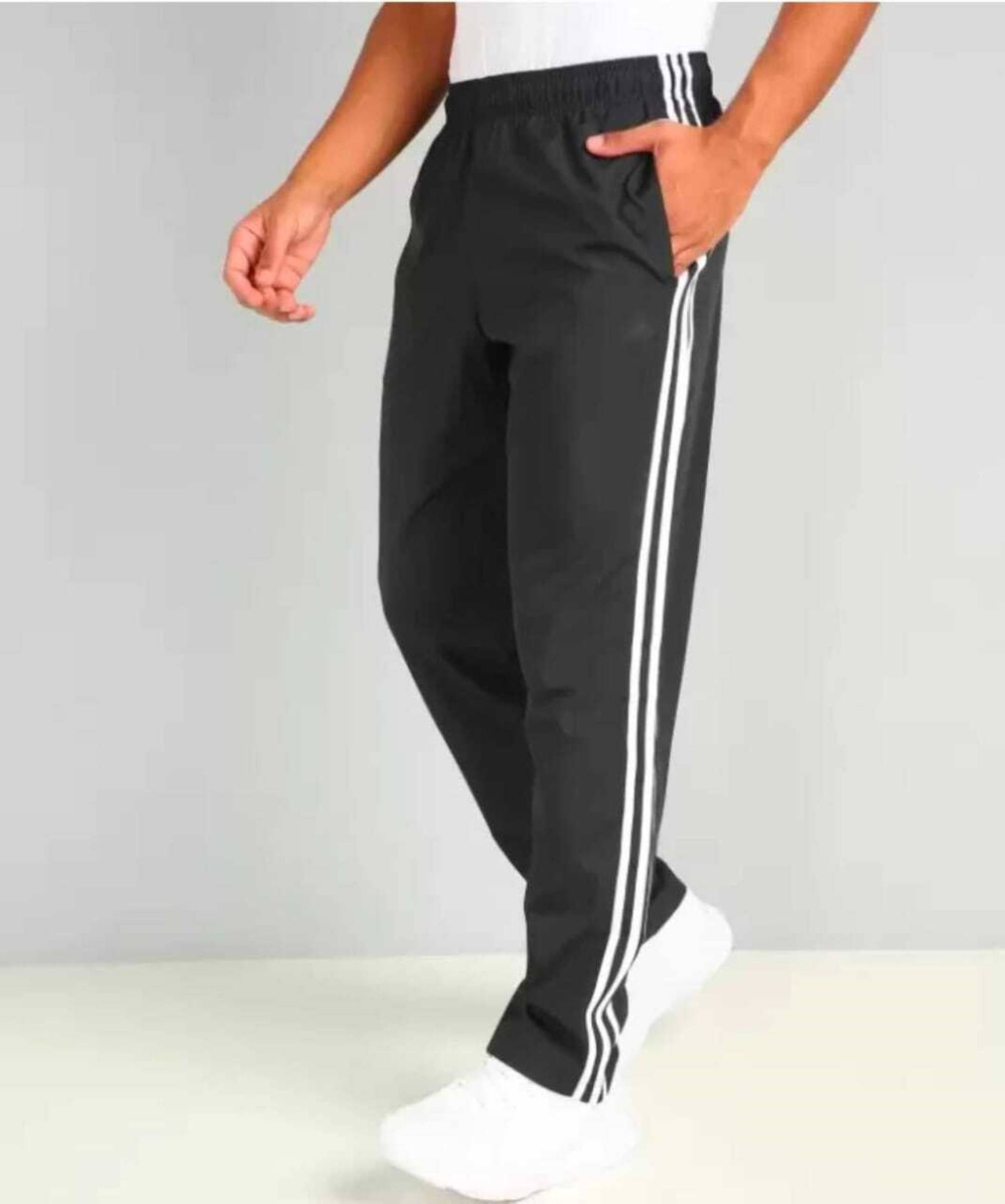     			L Fashion Jeans Black Polyester Men's Trackpants ( Pack of 1 )