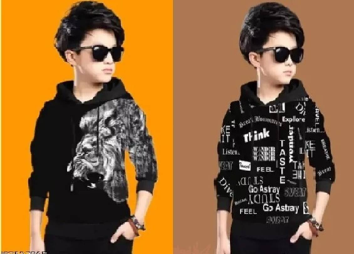     			L Fashion Jeans Pack of 1 Boys Cotton Blend T-Shirt ( Black )