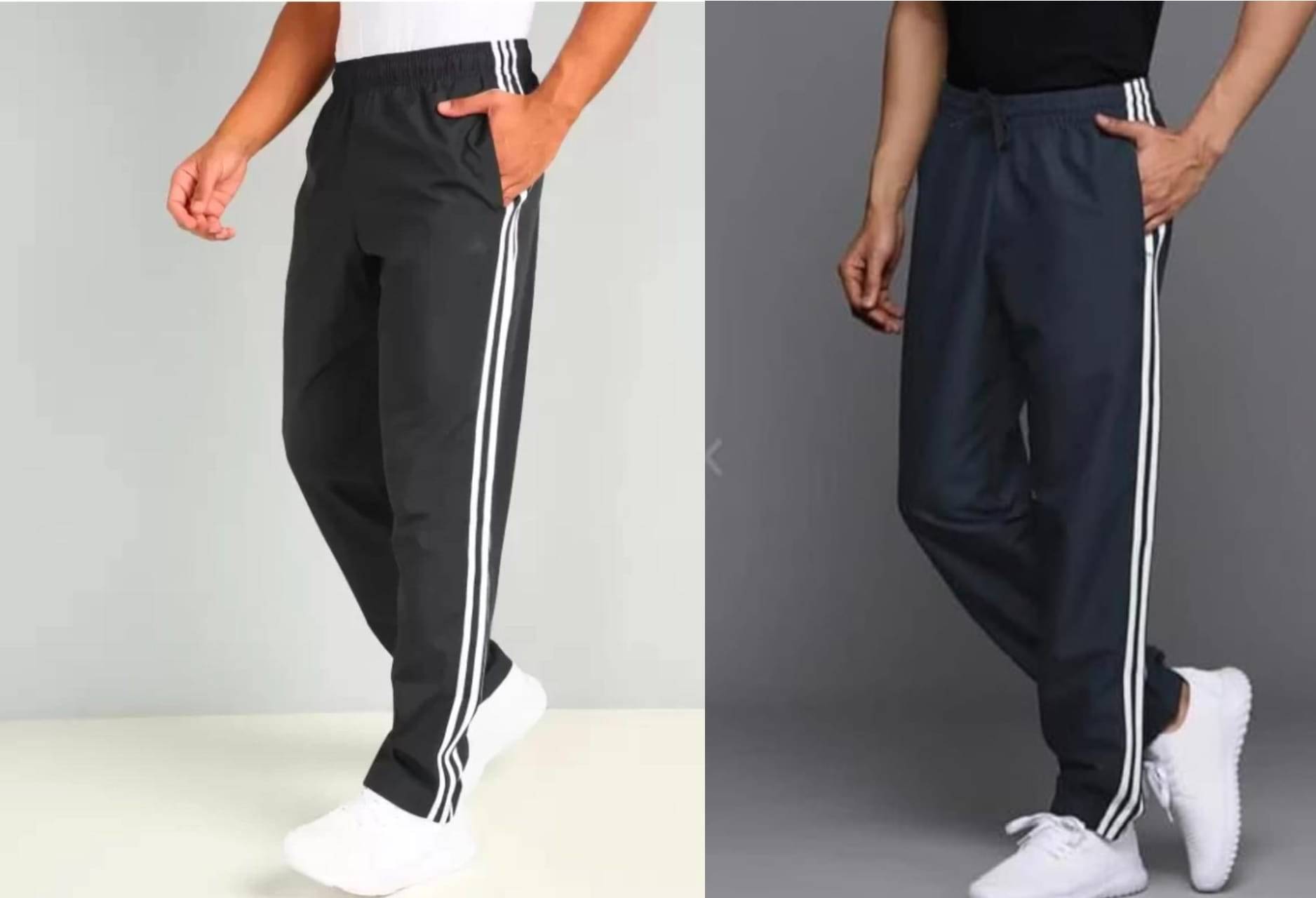     			MASTERY Black Polyester Men's Trackpants ( Pack of 2 )