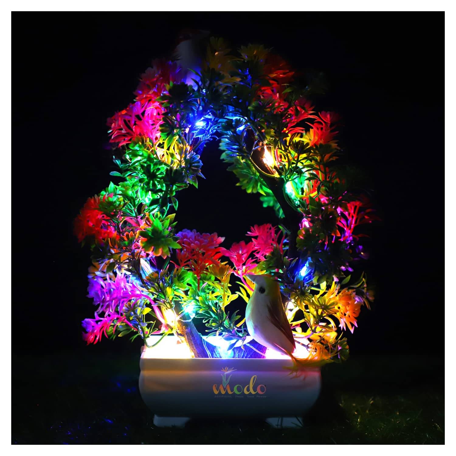 MODO - Multicolor Wild Artificial Tree ( Pack of 1 ) MODO - Multicolor Wild Artificial Tree ( Pack of 1 )