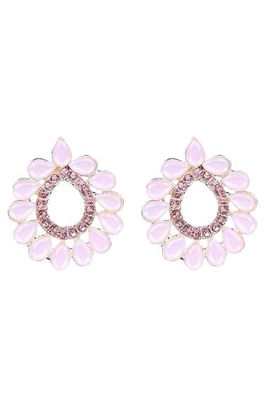     			Opus Gems Light Pink Stud Earrings ( Pack of 1 )