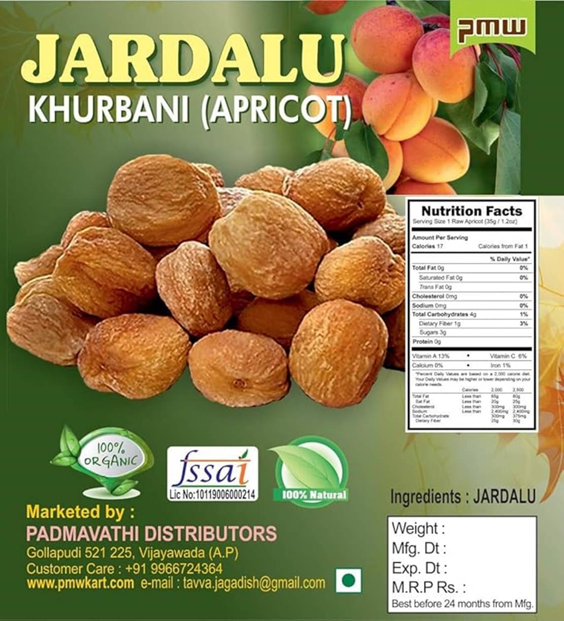 PMW Apricot (Khumani) 1 PMW Apricot (Khumani) 1