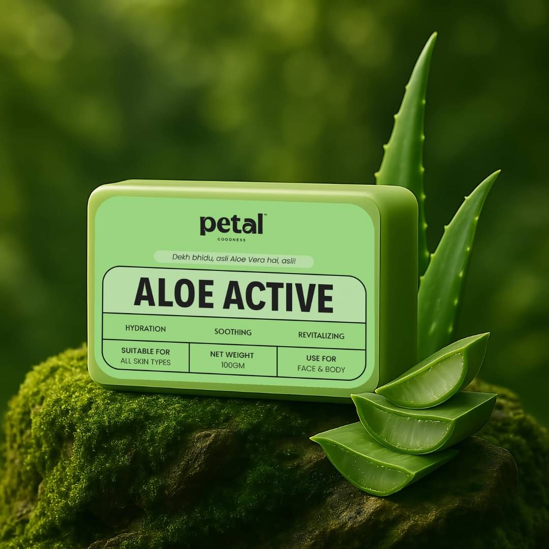 Petal Goodness Skin Whitening Aloe Vera Extracts Soap for All Skin Type ( Pack of 1 ) Petal Goodness Skin Whitening Aloe Vera Extracts Soap for All Skin Type ( Pack of 1 )