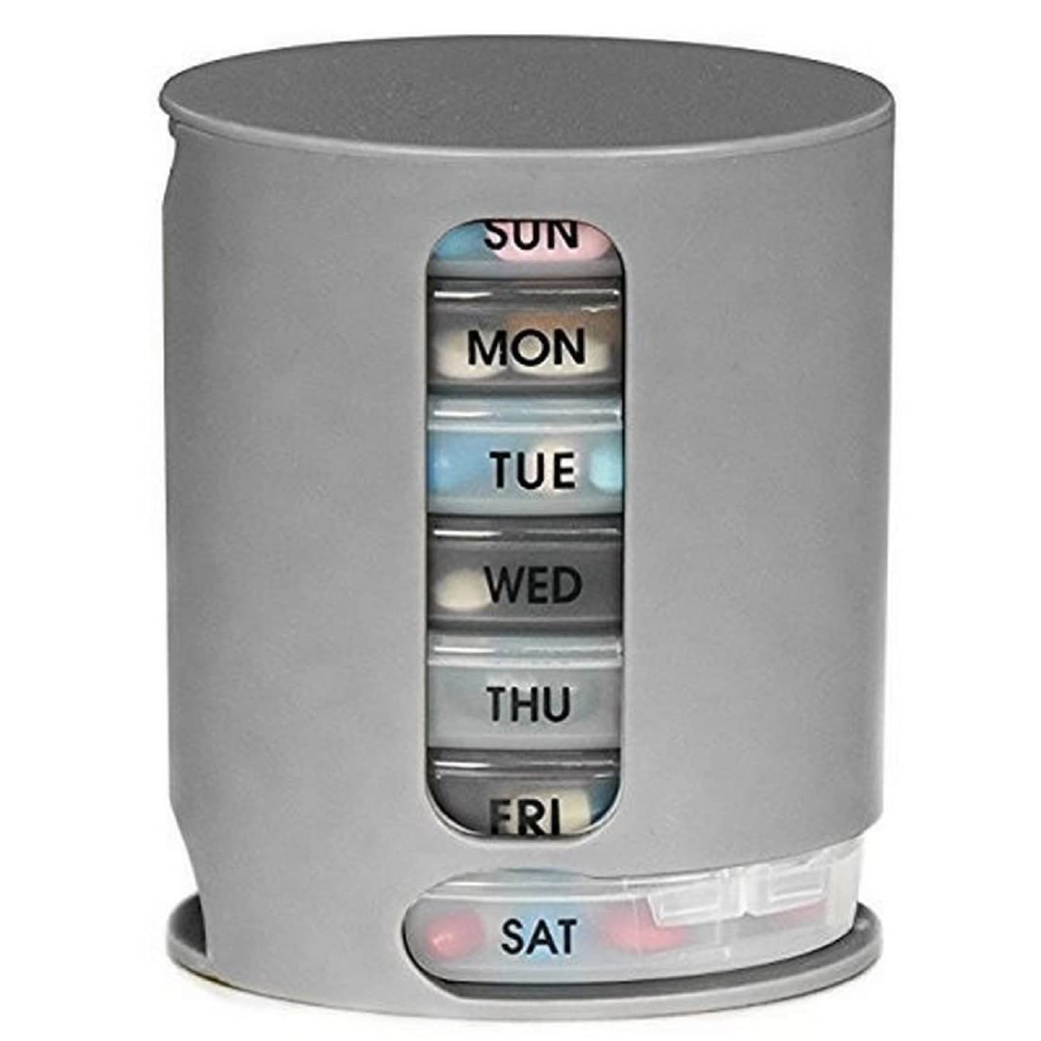     			Pill Pro 7 Days Weekly Tablet Medicine Storage Organizer Box Pill Box