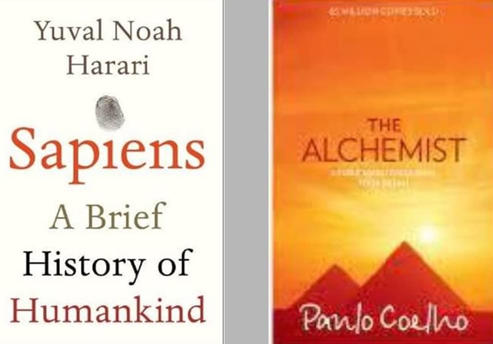    			Sapiens + The Alcemist