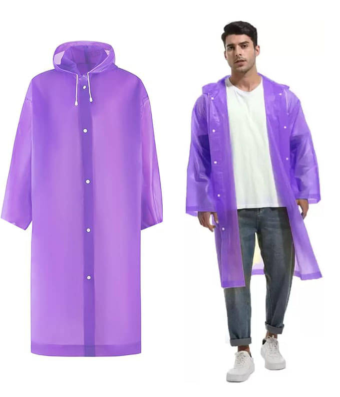     			Shakubhar Multicolor PVC Men's Raincoat ( Pack of 1 )