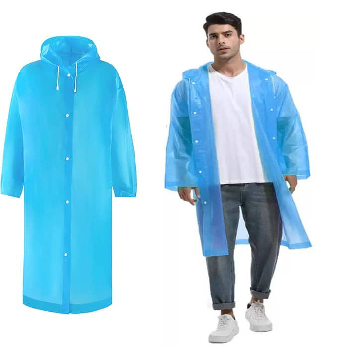     			Shakubhar Multicolor PVC Men's Raincoat ( Pack of 1 )