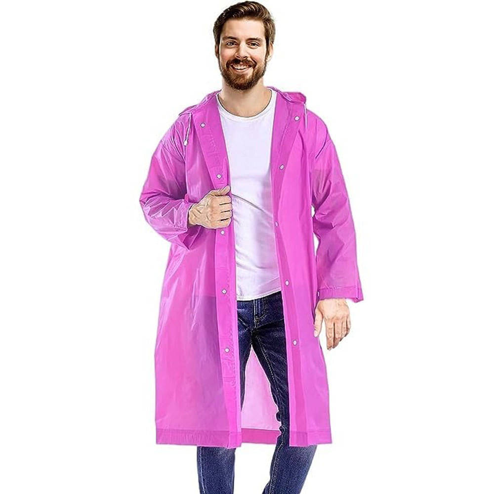     			Shakubhar Multicolor PVC Men's Raincoat ( Pack of 1 )