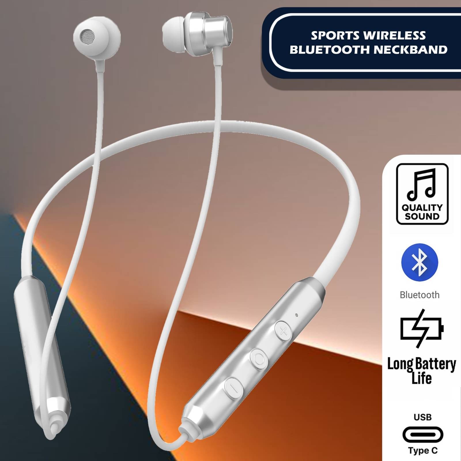 Wireless Neckband Vivo Wireless Sport Earphones Neckband