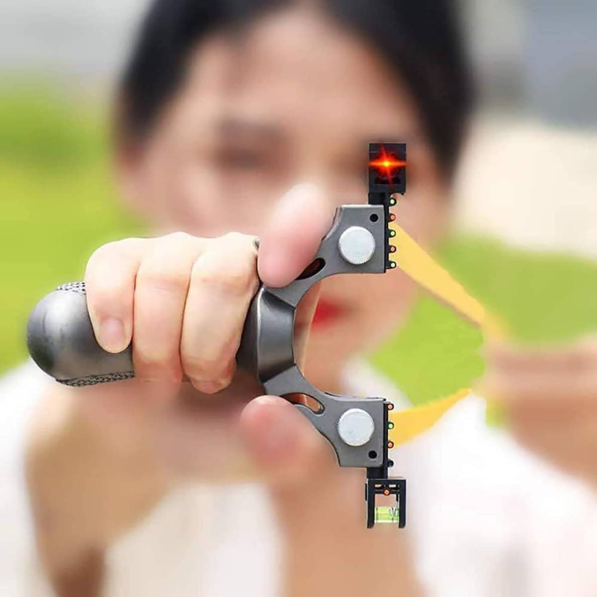     			Sling Shot Catapult for Adults Beginner Youth for Outdoor Games, Laser Slingshot, Slingshot Catapult, Slingshot Laser Light, Slingshot toy, Steel Slingshot, Indian Slingshot, Slingshot with Laser, Slingshot for kids, Power Catapult, Outdoor toys and games
