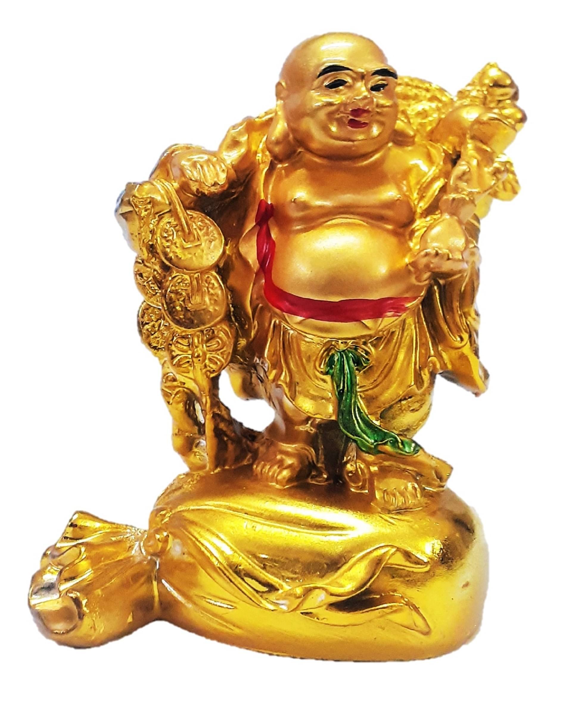     			Spreading Smiles Resting Buddha Showpiece 8 cm - Pack of 1