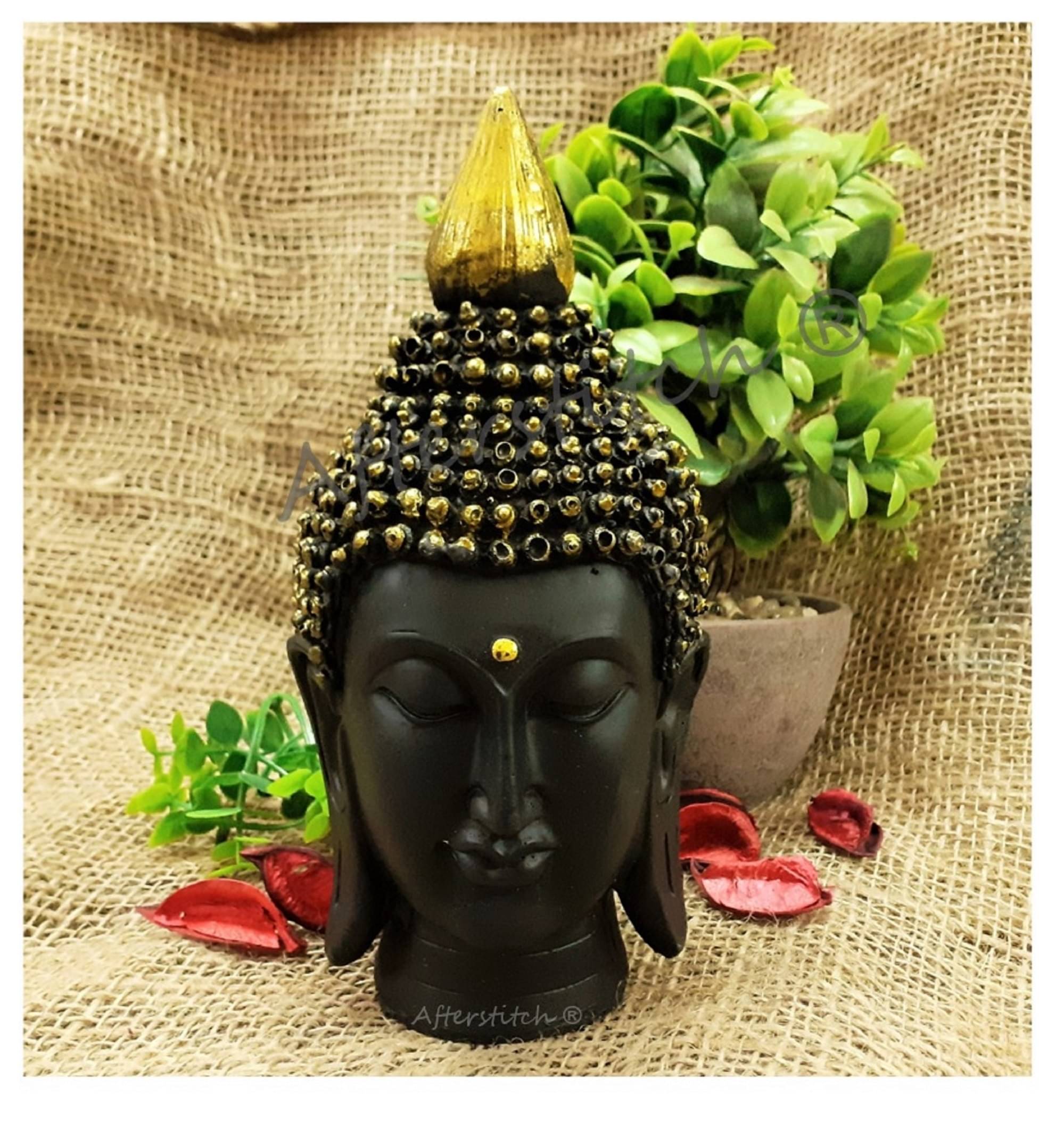 Spreading Smiles Resting Buddha Showpiece 13 cm - Pack of 1 Spreading Smiles Resting Buddha Showpiece 13 cm - Pack of 1