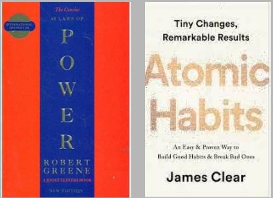     			The Concise 48 Laws Of Power + Atomic Habits