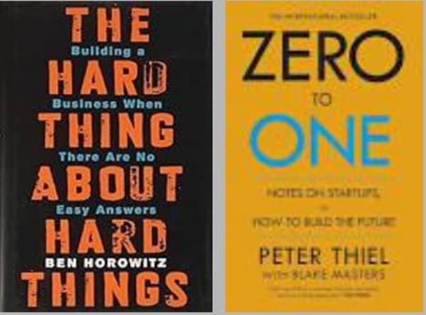     			The Hard Thing about Hard Thing + Zero To One