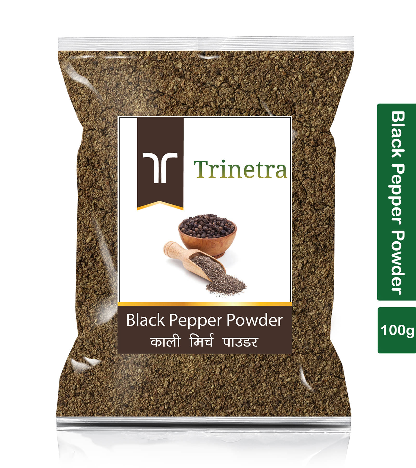 Trinetra 100 gm Kali Mirch (Pepper) ( Pack of 1 ) Trinetra 100 gm Kali Mirch (Pepper) ( Pack of 1 )