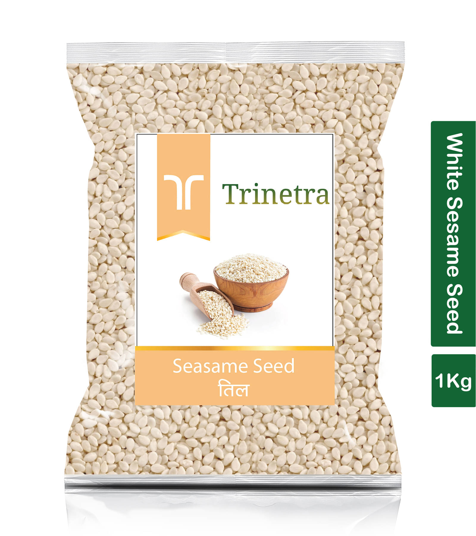     			Trinetra White Sesame Seeds 1 kg