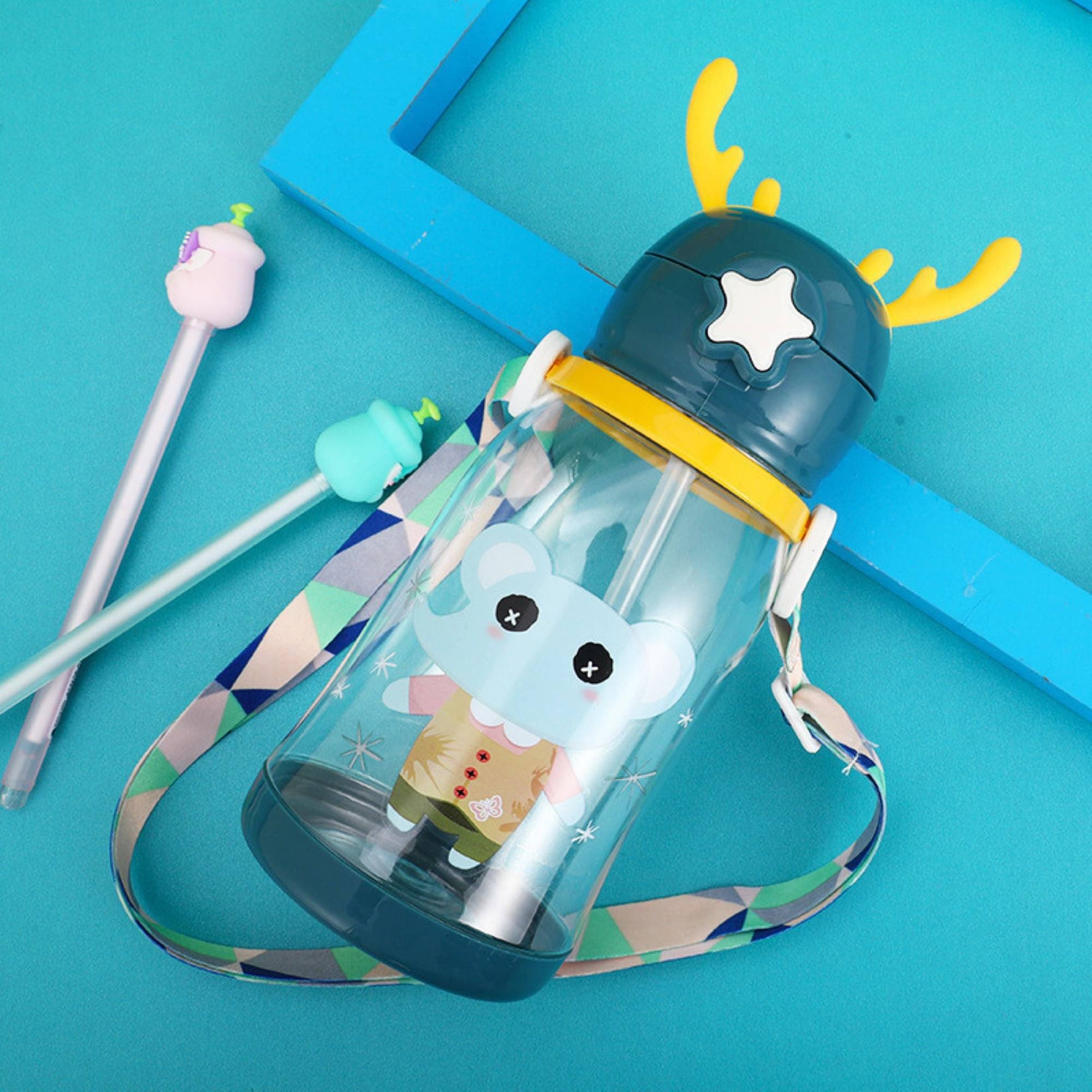     			X Pulse Multicolor Plastic Sipper Water Bottle 650 mL ( Set of 1 )