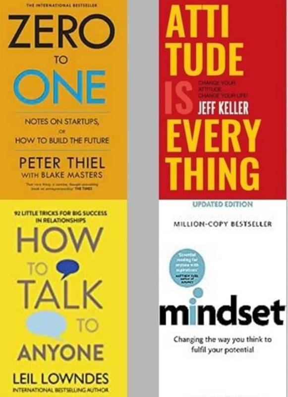 Zero To One Attitude Is Everything Mindset + how to talk to anyone Zero To One Attitude Is Everything Mindset + how to talk to anyone