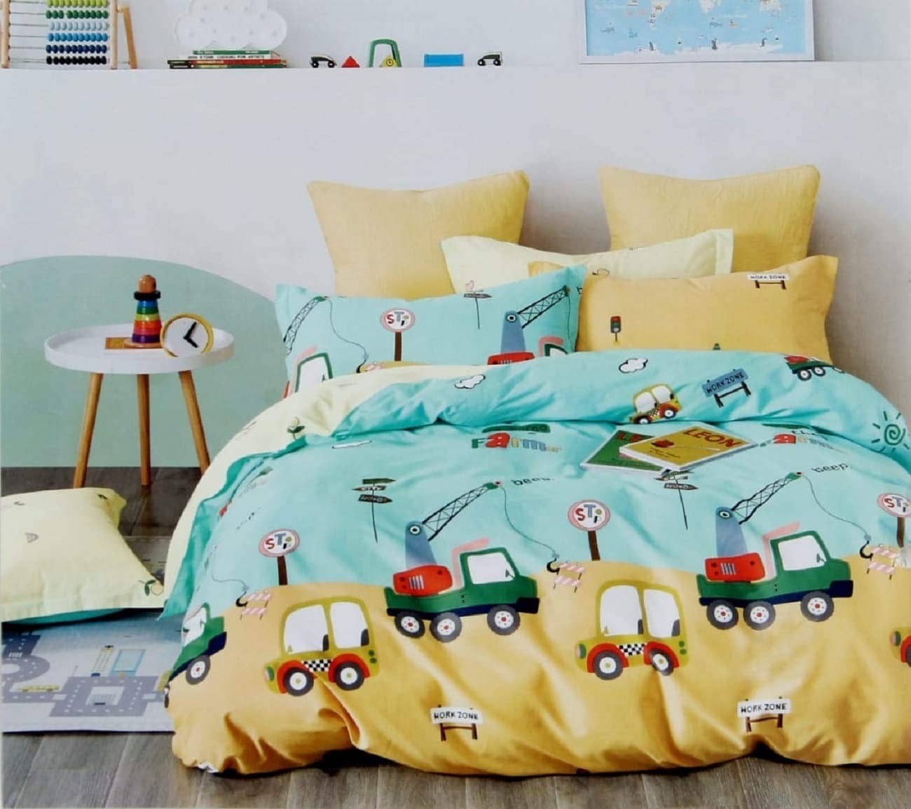 kids wonders Character Bedsheets for Unisex ( 229 cm (90") X 254 cm (100") ) - Multi ( Single )